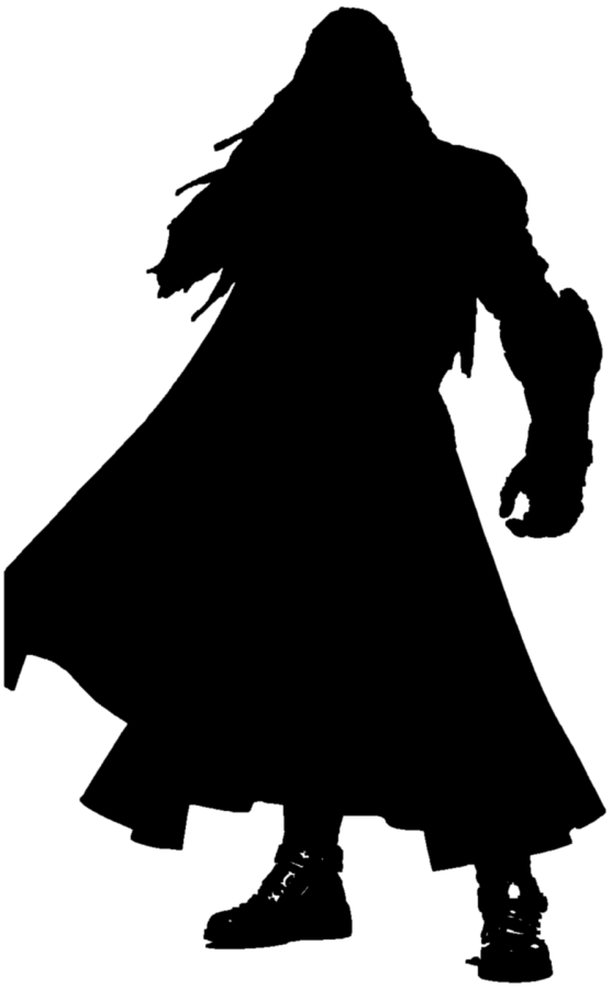 Cassius Orsivar in silhouette, design classified